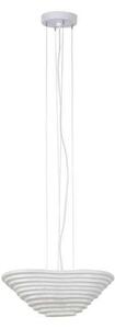 Lampa Wisząca Forestier, Nebulis, ściemnialny, biały, salon, tkanina | tekstylia, design