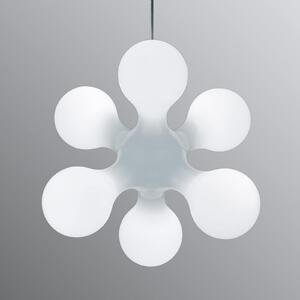 Lampa Wisząca kdln, ATOMIUM, ściemnialny, biały, salon, metal, design
