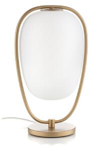 Lampa Stołowa kdln, Lannà, złoty | mosiężny, salon, szkło, design