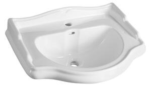 Biała ceramiczna umywalka 69x52 cm Retro – Sapho