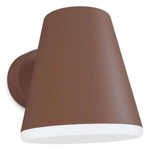 Zewnętrzna Lampa Belid, ściemnialny, brąz rdzawy, taras, szkło