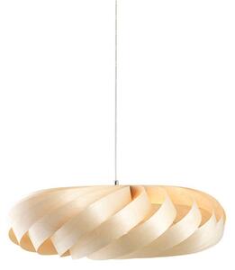 Lampa Wisząca Tom Rossau, drewniany, salon, drewno