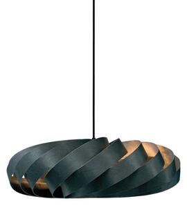 Lampa Wisząca Tom Rossau, czarny, salon, drewno