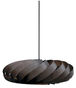 Lampa Wisząca Tom Rossau, brąz rdzawy, salon, drewno