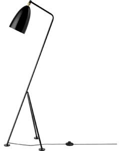 Gräshoppa Lampa Podłogowa Glossy Black - GUBI