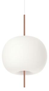 Lampa Wisząca kdln, KUSHI 33, ściemnialny, biały, salon, szkło, design