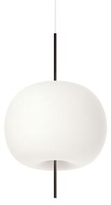 Lampa Wisząca kdln, KUSHI 33, ściemnialny, biały, salon, szkło, design
