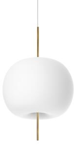 Lampa Wisząca kdln, Kushi, ściemnialny, biały, salon, szkło, design