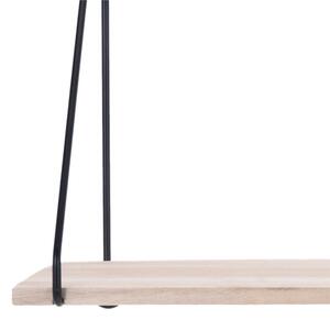 Półka drewniana ścienna minimalistyczna