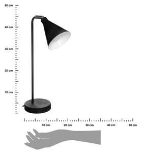 Lampka biurkowa Linn czarna 45,5 cm