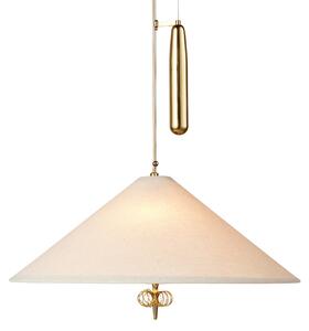 Lampa Wisząca GUBI, A1967, ściemnialny, biały, salon, tkanina | tekstylia, design
