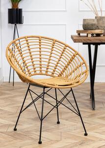 Krzesło rattanowe okrągłe