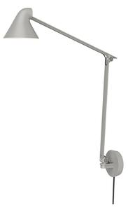 Lampa Ścienna Louis Poulsen, szary, salon, aluminium