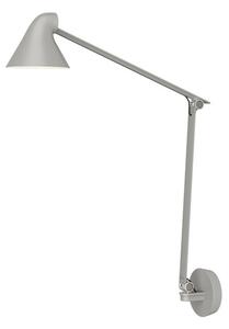 Lampa Ścienna Louis Poulsen, szary, salon, aluminium