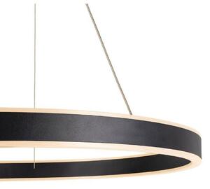 Lampa Wisząca SLV, One 60, ściemnialny, czarny, salon, aluminium