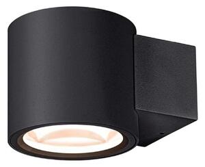 Lampa Ścienna SLV, ściemnialny, czarny, przedpokój, aluminium