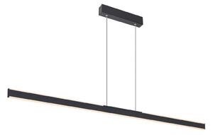 Lampa Wisząca SLV, One Linear, ściemnialny, czarny, kuchnia, metal, nowoczesny