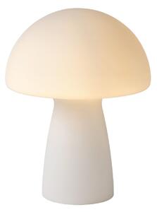 Biała lampa stołowa grzybek Fungo