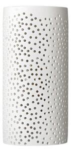 Lampa Ścienna Lindby, Jiru, ściemnialny, biały, przedpokój, gips | glina, nowoczesny
