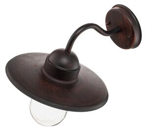 Zewnętrzna Lampa Lindby, Filip, ściemnialny, brąz rdzawy, taras, metal, nowoczesny