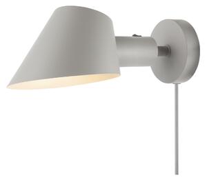 Lampa Ścienna DFTP by Nordlux, Stay Short, szary, sypialnia, metal, design