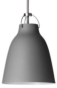Lampa Wisząca FRITZ HANSEN, Caravaggio P1, ściemnialny, szary, salon, metal, design