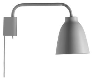 Lampa Ścienna FRITZ HANSEN, Caravaggio, ściemnialny, szary, salon, metal, design