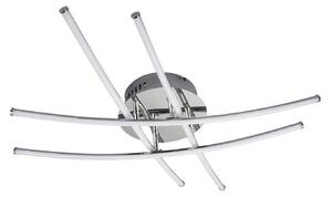 Lampa Sufitowa Lindby, Yael, metaliczny, kuchnia, metal, nowoczesny