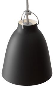 Lampa Wisząca FRITZ HANSEN, Caravaggio P1, ściemnialny, czarny, salon, metal, design