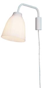 Lampa Ścienna FRITZ HANSEN, Caravaggio, ściemnialny, biały, salon, metal, design