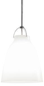 Lampa Wisząca FRITZ HANSEN, Caravaggio P2, ściemnialny, biały, salon, szkło, design
