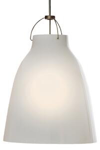 Lampa Wisząca FRITZ HANSEN, Caravaggio P3, ściemnialny, biały, salon, szkło, design