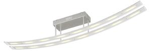 Lampa Sufitowa Lindby, Jarda, ściemnialny, transparentny, salon, szkło, nowoczesny