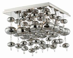 Lampa Sufitowa Lindby, Esfera, ściemnialny, metaliczny, salon, metal, nowoczesny