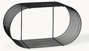 Półka ścienna z metalu Curva, S 61 cm