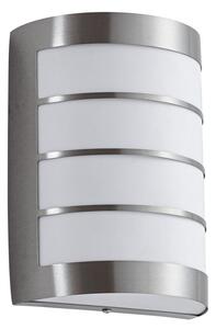 Zewnętrzna Lampa Lindby, Noyan, ściemnialny, metaliczny, balkon, stal szlachetna, nowoczesny