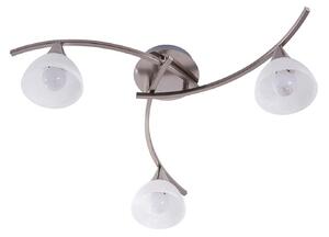 Lampa Sufitowa Lindby, Della, ściemnialny, metaliczny, salon, szkło, nowoczesny