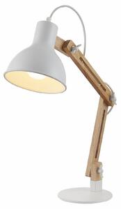 Lampa Stołowa Lindby, Shivanja, drewniany, gabinet | pracownia, drewno, nowoczesny