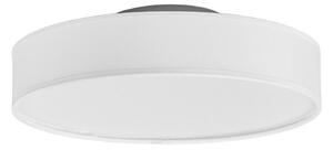 Lampa Sufitowa Lindby, Saira, biały, salon, tkanina | tekstylia, nowoczesny