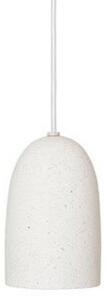Lampa Wisząca ferm LIVING, Speckle, ściemnialny, biały, salon, ceramika, design