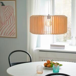 Lampa Wisząca Nordlux, Asti, ściemnialny, drewniany, salon, drewno