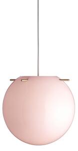 Lampa Wisząca FRANDSEN, Koi, ściemnialny, pudrowy róż, salon, szkło, design