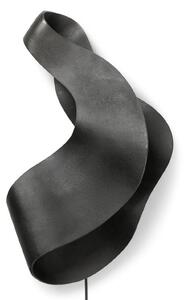 Lampa Ścienna ferm LIVING, Oyster, ściemnialny, czarny, salon, aluminium, design