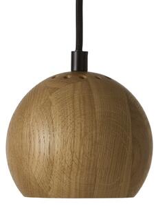 Lampa Wisząca FRANDSEN, Ball, ściemnialny, drewniany, salon, drewno, design