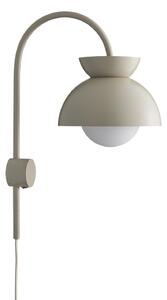 Lampa Ścienna FRANDSEN, Butterfly, szary, salon, metal, design