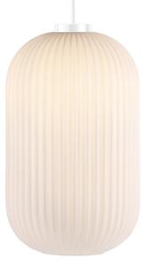 Lampa Wisząca Nordlux, Milford 20, ściemnialny, biały, salon, szkło, skandynawski