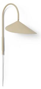 Lampa Ścienna ferm LIVING, Arum Swivel, beżowy, salon, metal, design