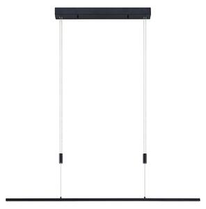 Lampa Wisząca Lucande, Stakato, ściemnialny, czarny, salon, metal, nowoczesny