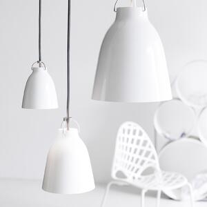 Lampa Wisząca FRITZ HANSEN, Caravaggio P1, ściemnialny, biały, salon, metal, design