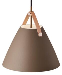 Lampa Wisząca DFTP by Nordlux, Strap, ściemnialny, brąz rdzawy, salon, metal, skandynawski